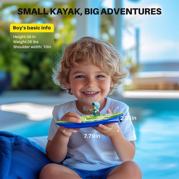 NEW! RC Boats 2 Pack, Remote Control Kayaks with 3 Magnetic Balls 😊 - Picture 7 of 7